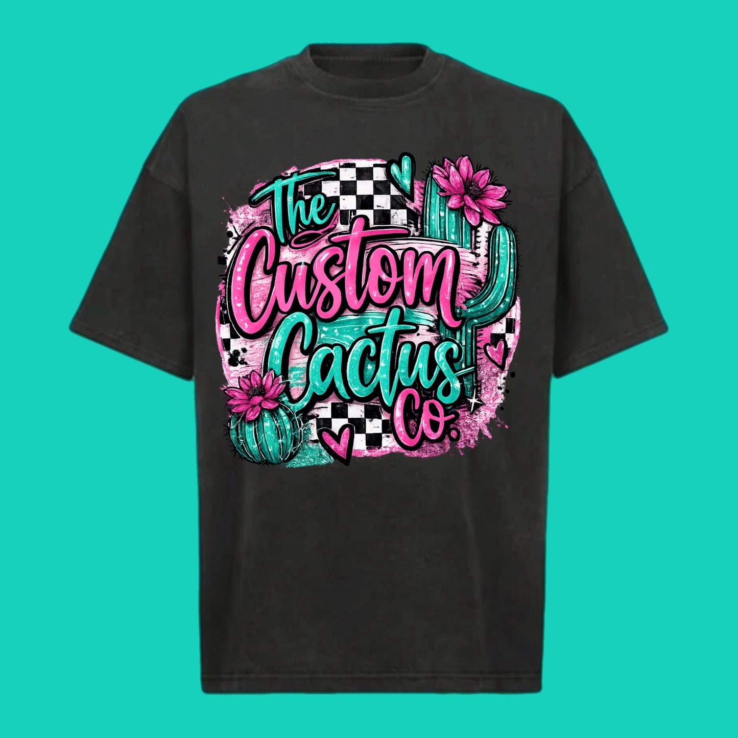 THE CUSTOM CACTUS CO LOGO APPAREL